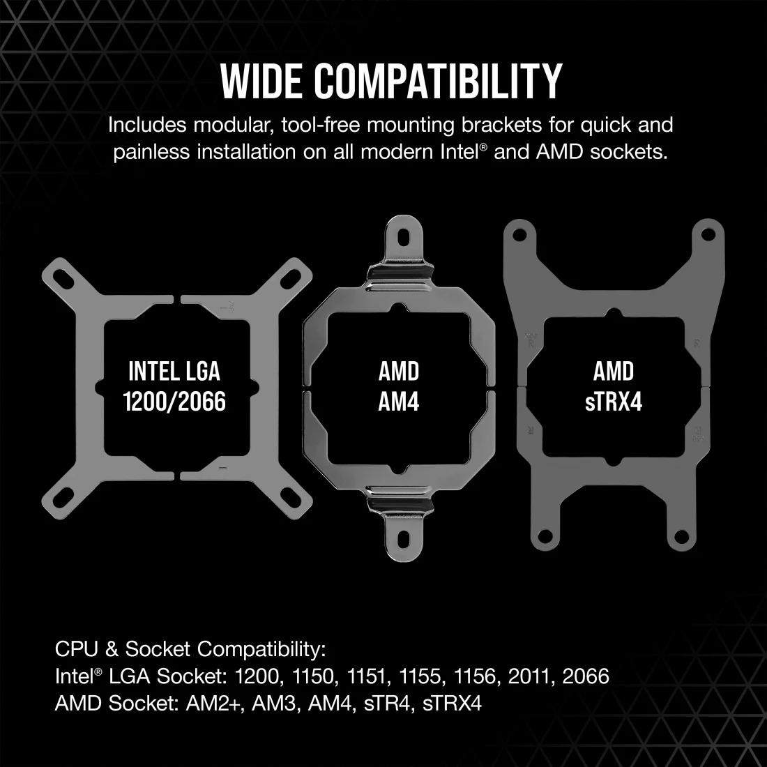 (SALE! 🔥) Corsair iCUE H150i Elite Capellix AIO w/QL120 Fans & LCD Upgrade (White)