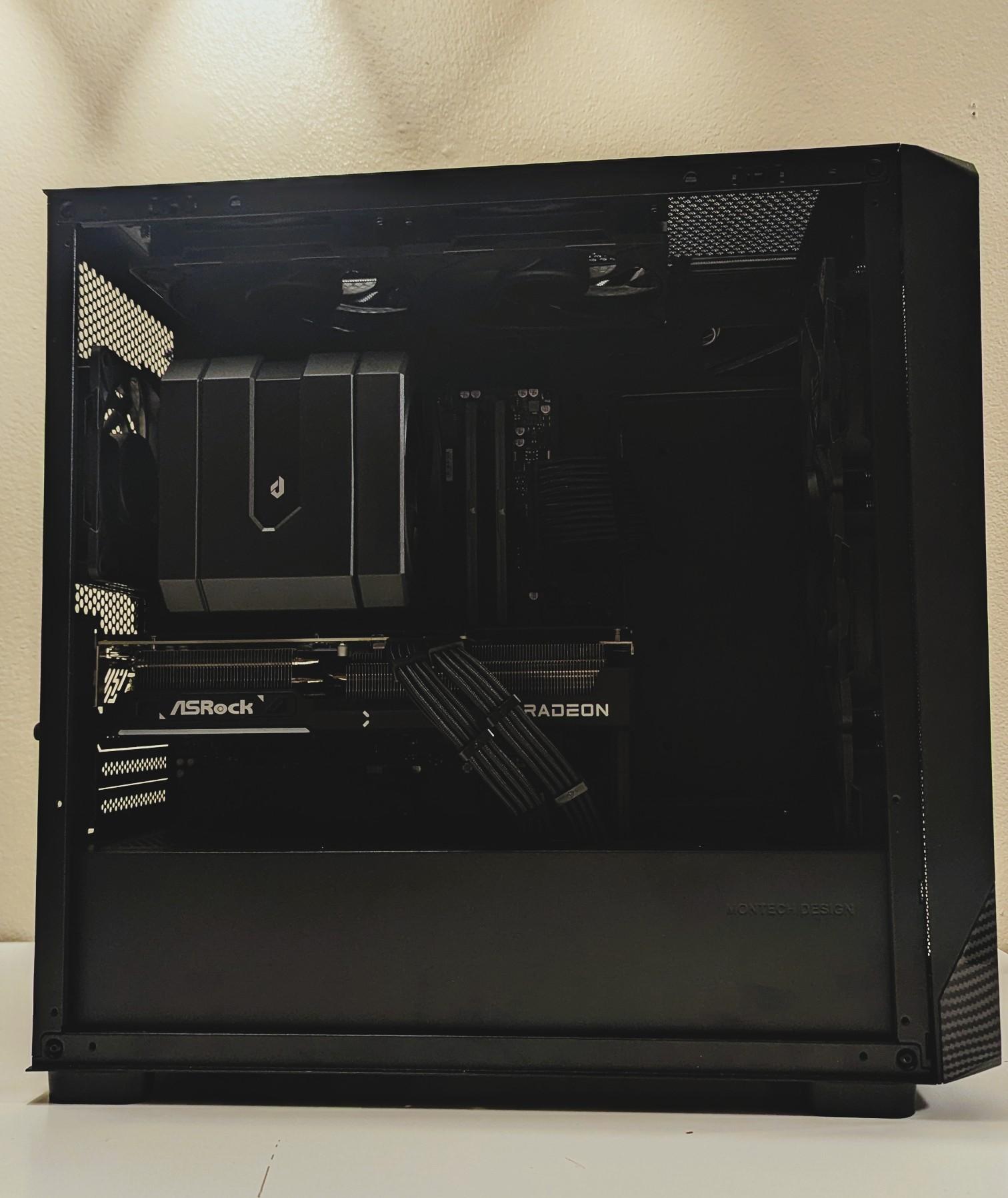 Blackout Gaming PC - Ryzen 9600X | RX 9070 XT 16GB | 1TB SSD| 16GB DDR5 6000 CL 30| WIFI+BT|