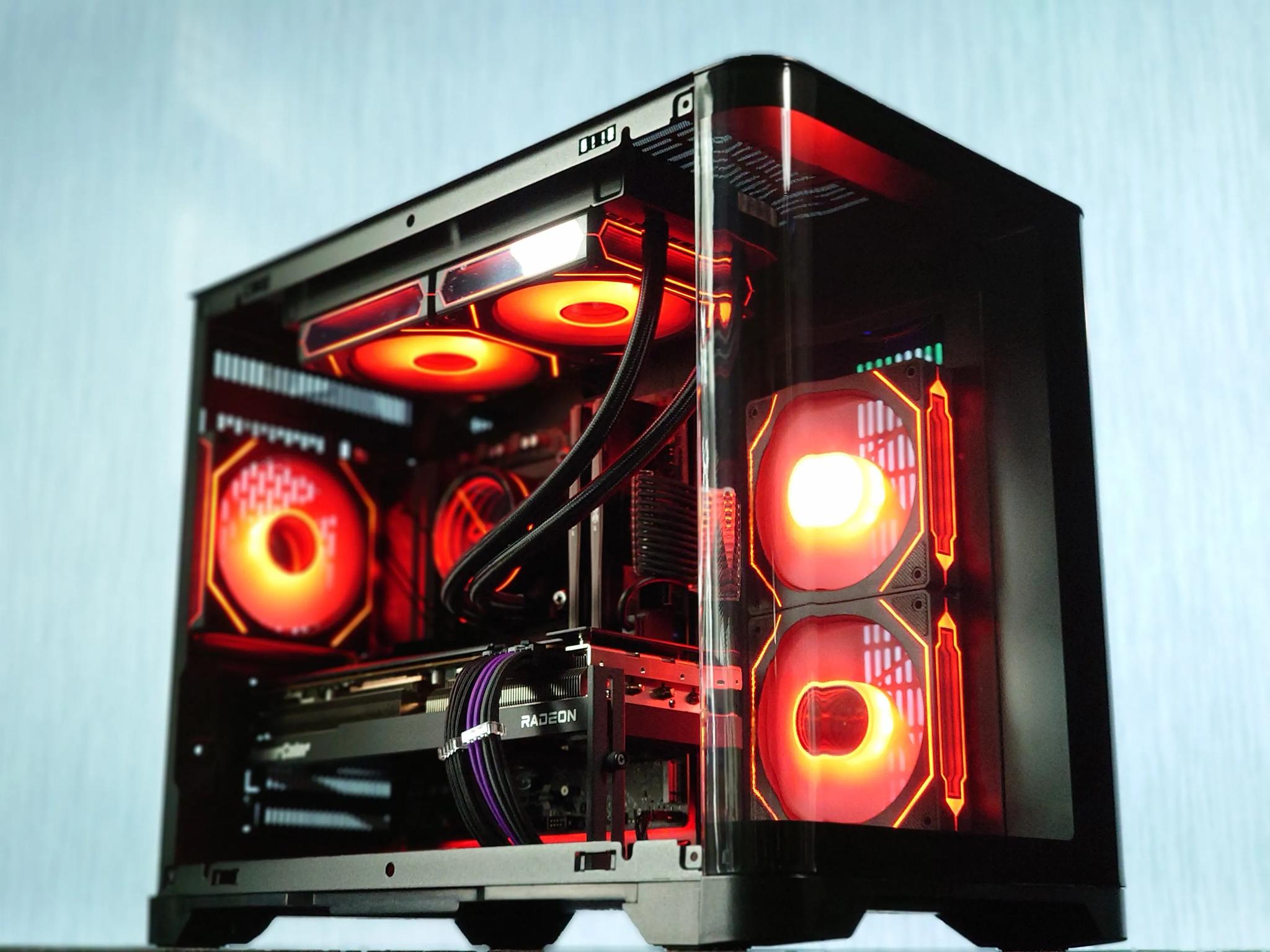 🍇🫐 Liquid Cooled Gaming PC◼️AMD RX 7800 XT 16GB◼️AMD Ryzen 9 5900X◼️32GB DDR4 RAM◼️1TB NVME