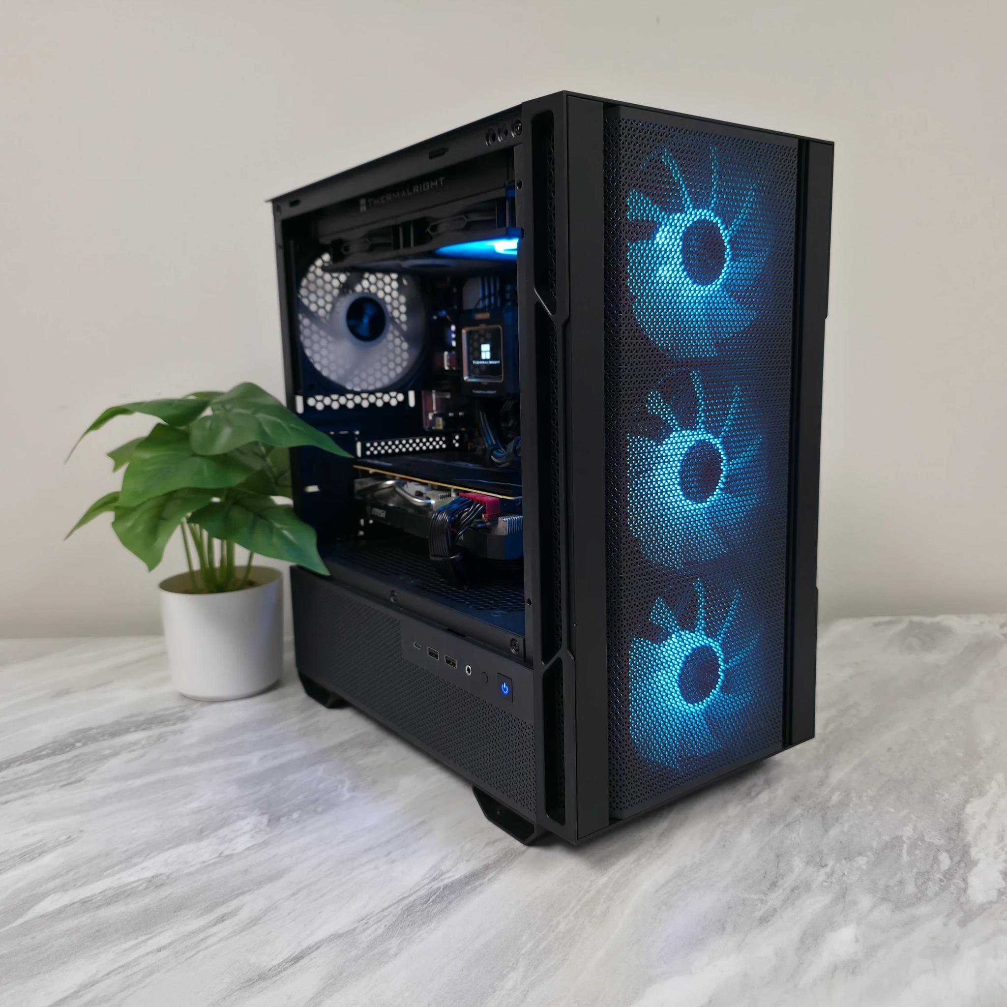 1440p Budget Gaming PC Computer l Ryzen 5500 6 Core CPU l RX 5700XT 8GB GPU l 16GB DDR4