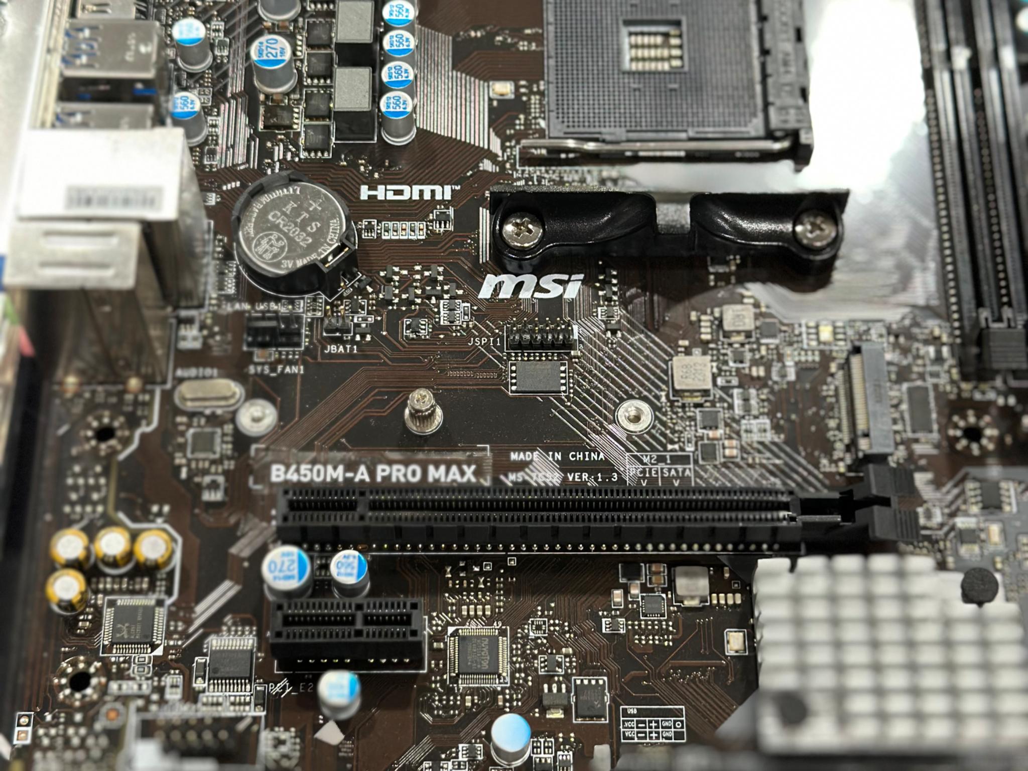 MSI B450M-A PRO MAX AM4 Motherboard
