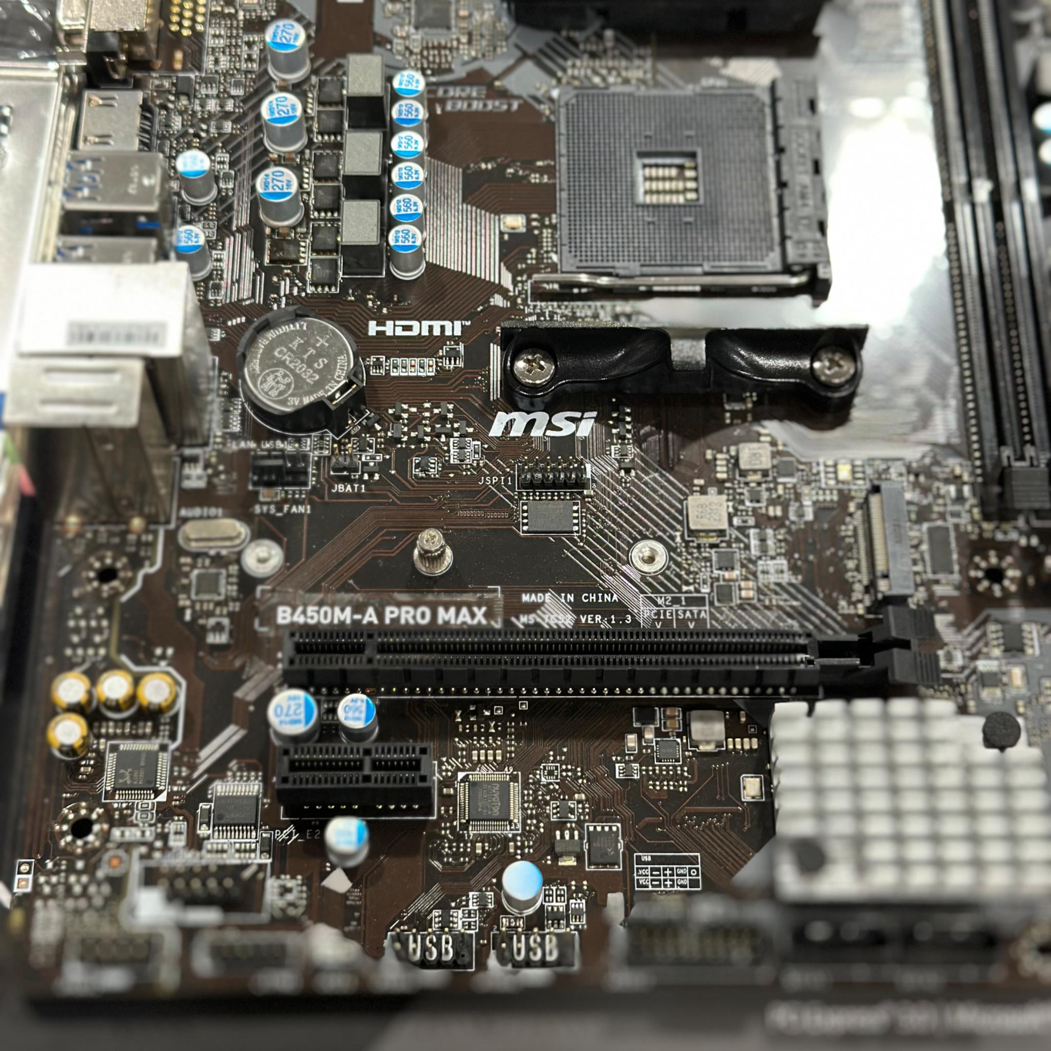 MSI B450M-A PRO MAX AM4 Motherboard