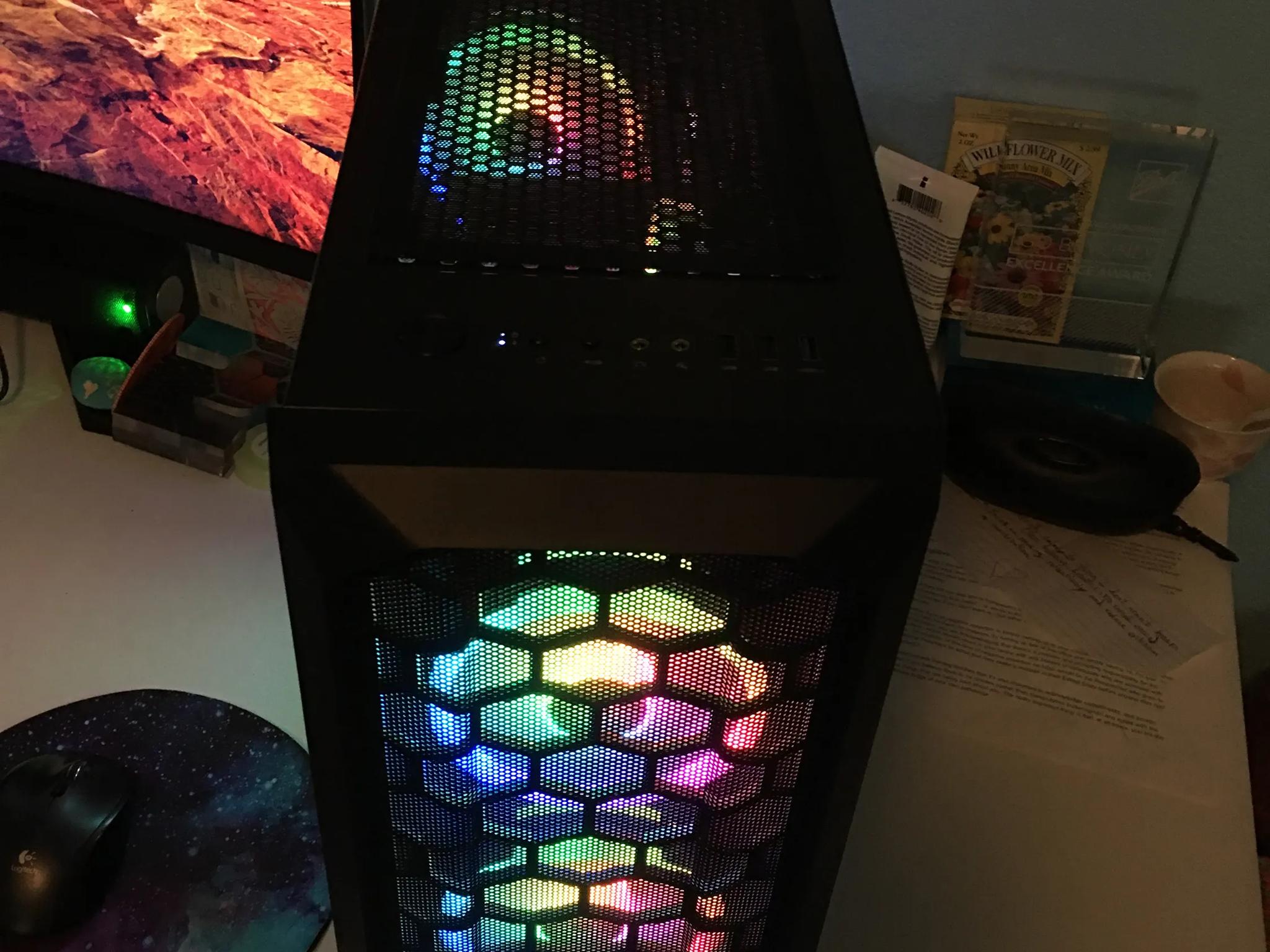 Great Gaming PC, RTX 3060Ti, i7 CPU, DDR4 16GB 3600, M.2 drive, SSD, HDD, mATX size