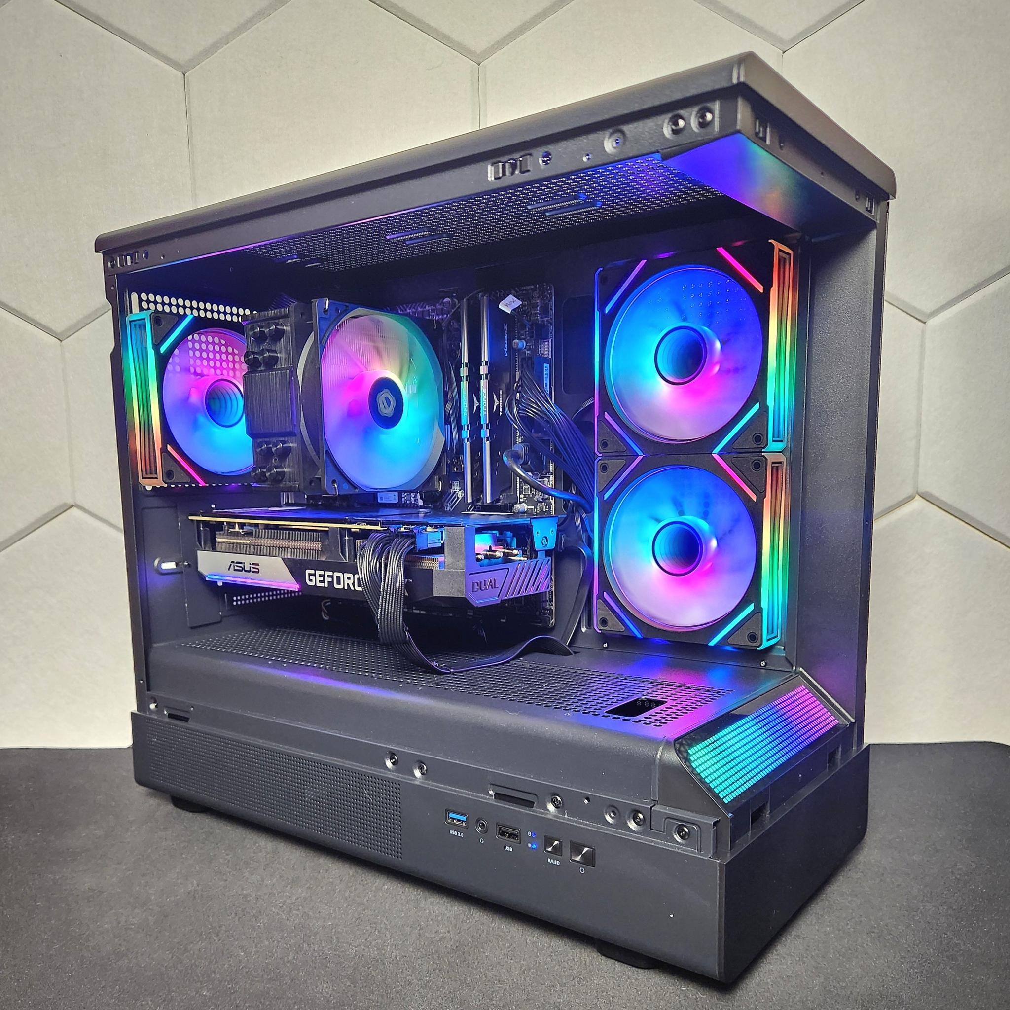 RTX 3070 | Intel I5-12400F | 16GB DDR4 | 1.25TB SSD+HDD | WIFI+BT "Night Runner"