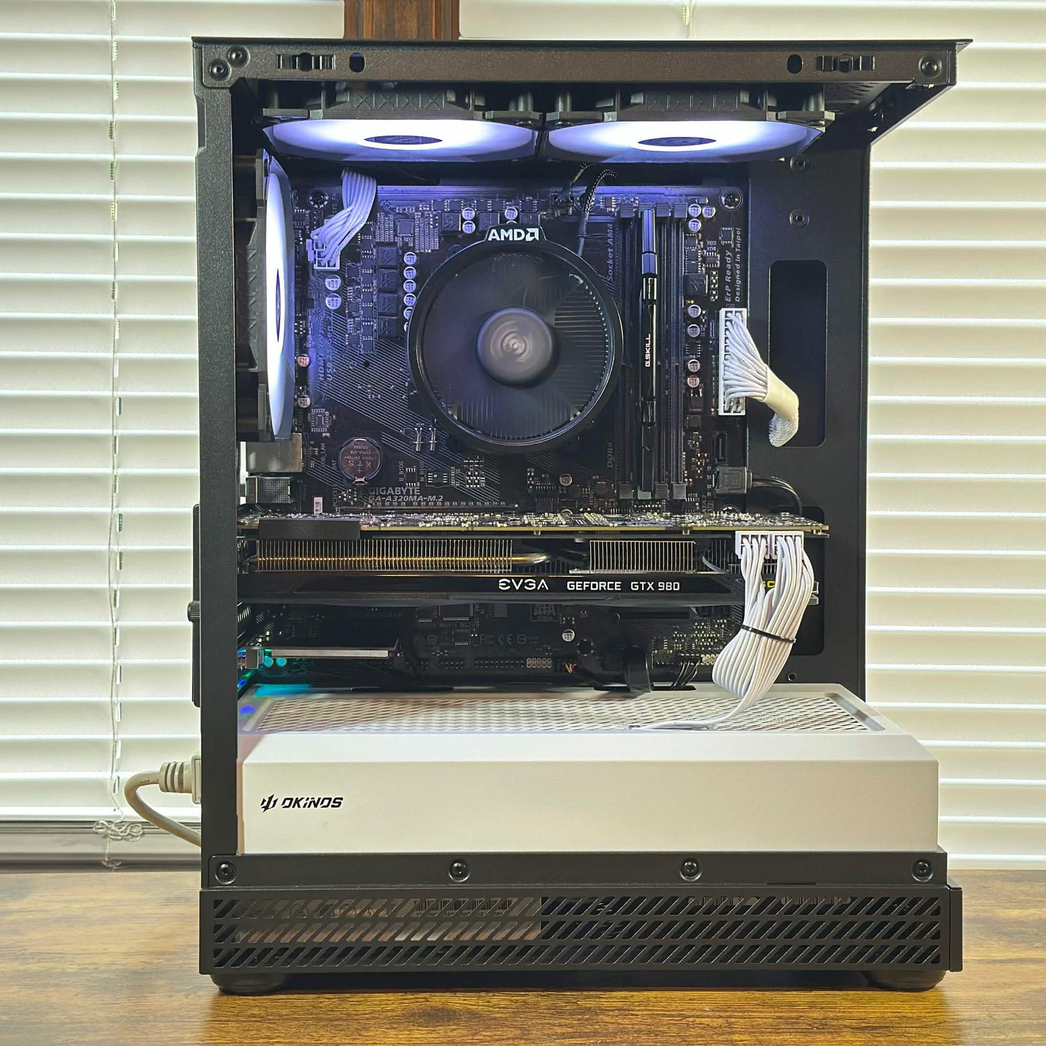 GTX 980 4GB | Ryzen 5 1600AF | 16GB DDR4 | 1.25TB Storage | Win11 | WIFI | 1080P Budget Gaming PC