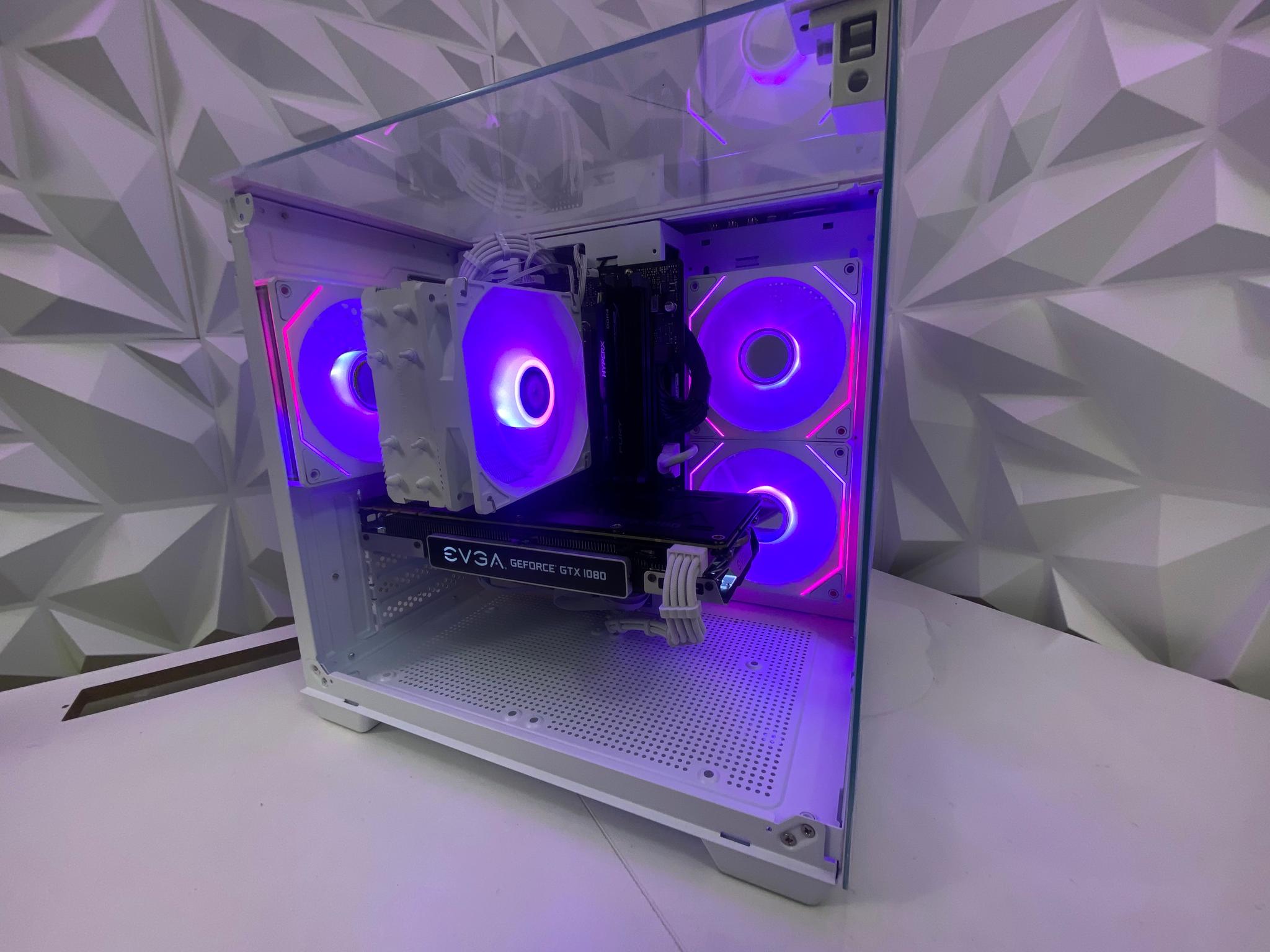 🎅🎅 White Elite Build – intel i5 9500 + GTX 1080 8GB | 1080P/1440P High FPS Ready