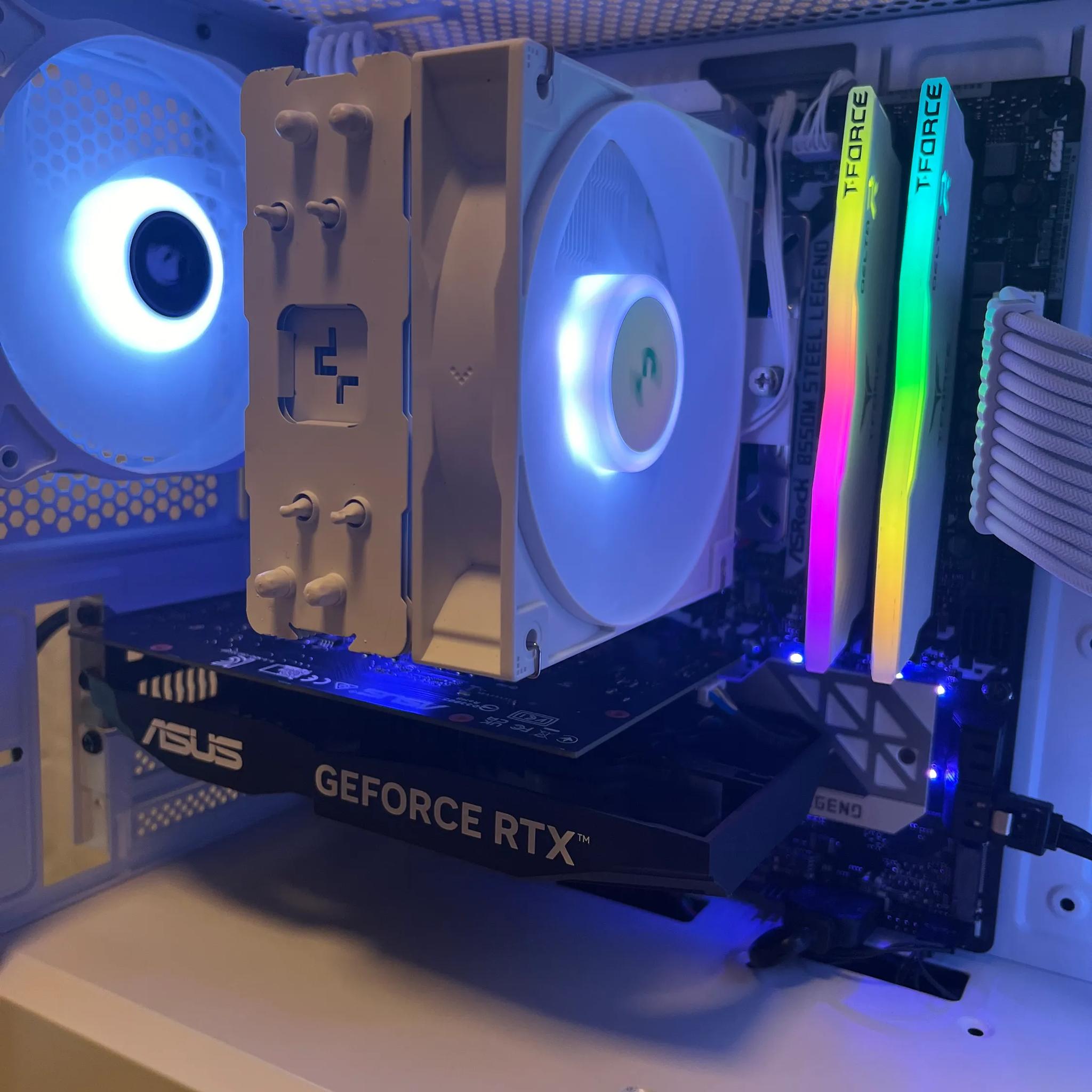 🔵Baby Blue🔵 | RTX 3050 Mid-Range White/Theme PC | Ryzen 5 3400G | 16GB RAM | 1TB SSD | Windows 11