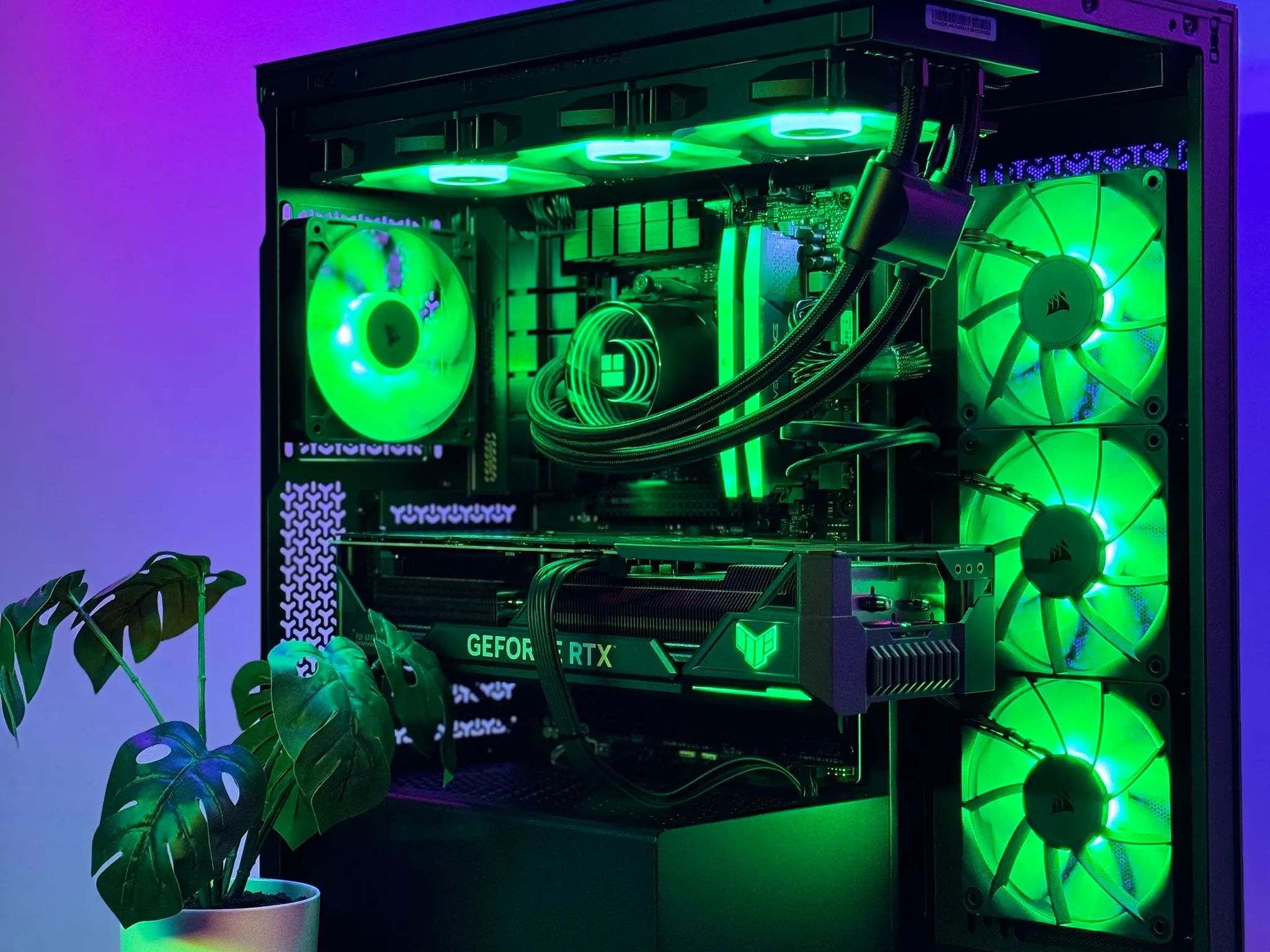 Dominator Super Gaming PC | Asus 4080 SUPER OC 7800x3D 2TB SSD NVMe Corsair 32GB DDR5 Corsair 1000w