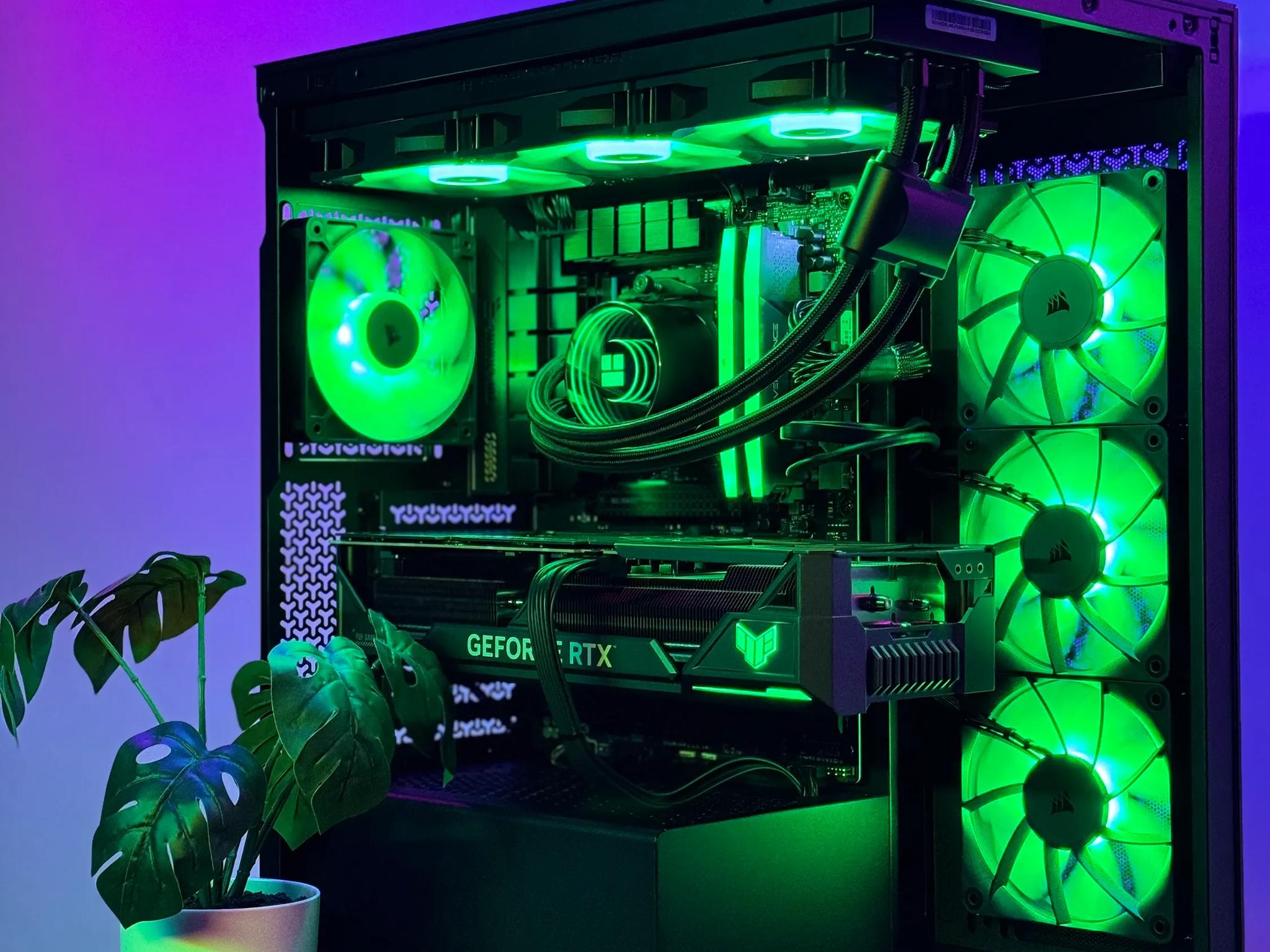 Dominator Super Gaming PC | Asus 4080 SUPER OC 7800x3D 2TB SSD NVMe Corsair 32GB DDR5 Corsair 1000w