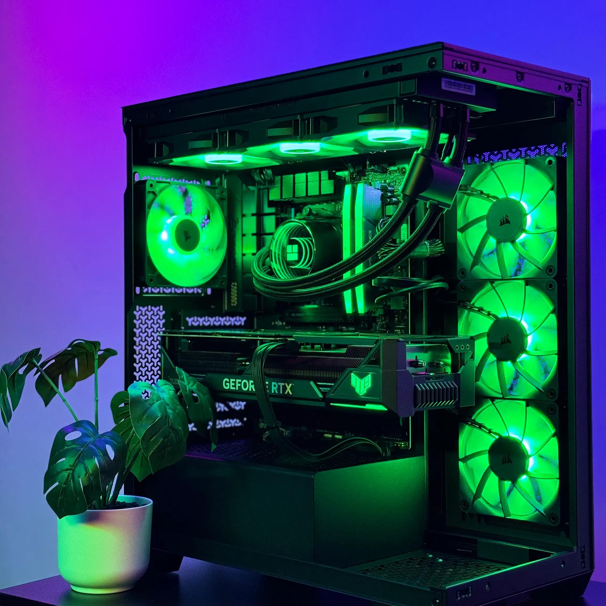 Dominator Super Gaming PC | Asus 4080 SUPER OC 7800x3D 2TB SSD NVMe Corsair 32GB DDR5 Corsair 1000w