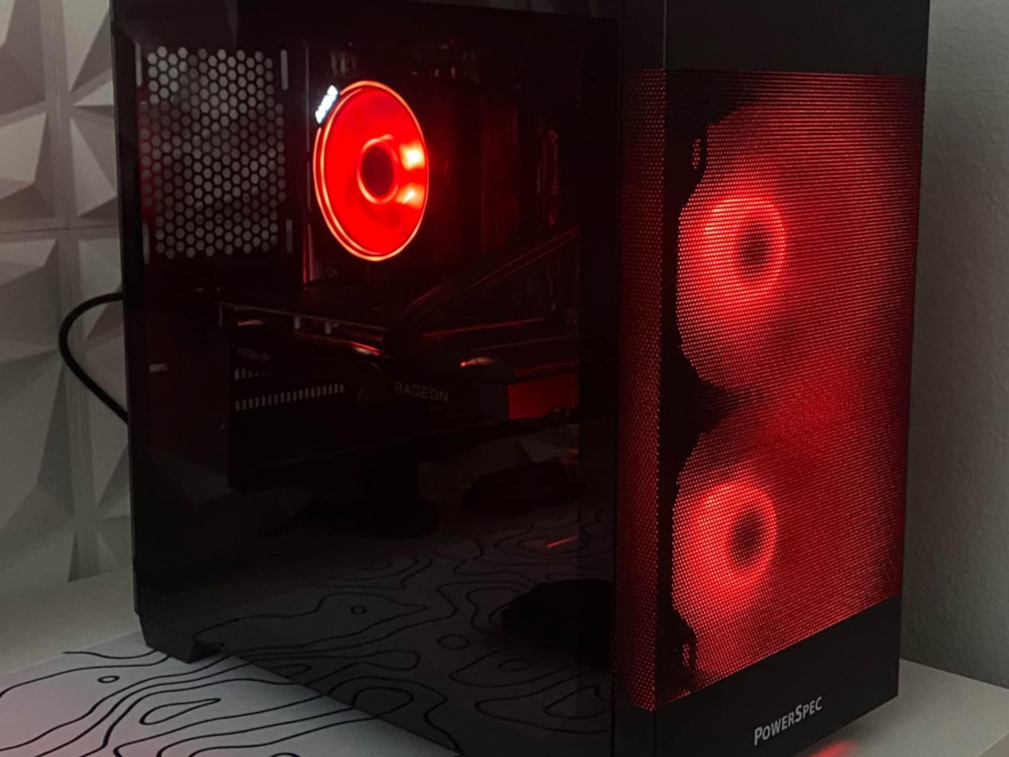 High End All Black Gaming Pc (5800x3D RX 7600 16GB RAM WIFI)