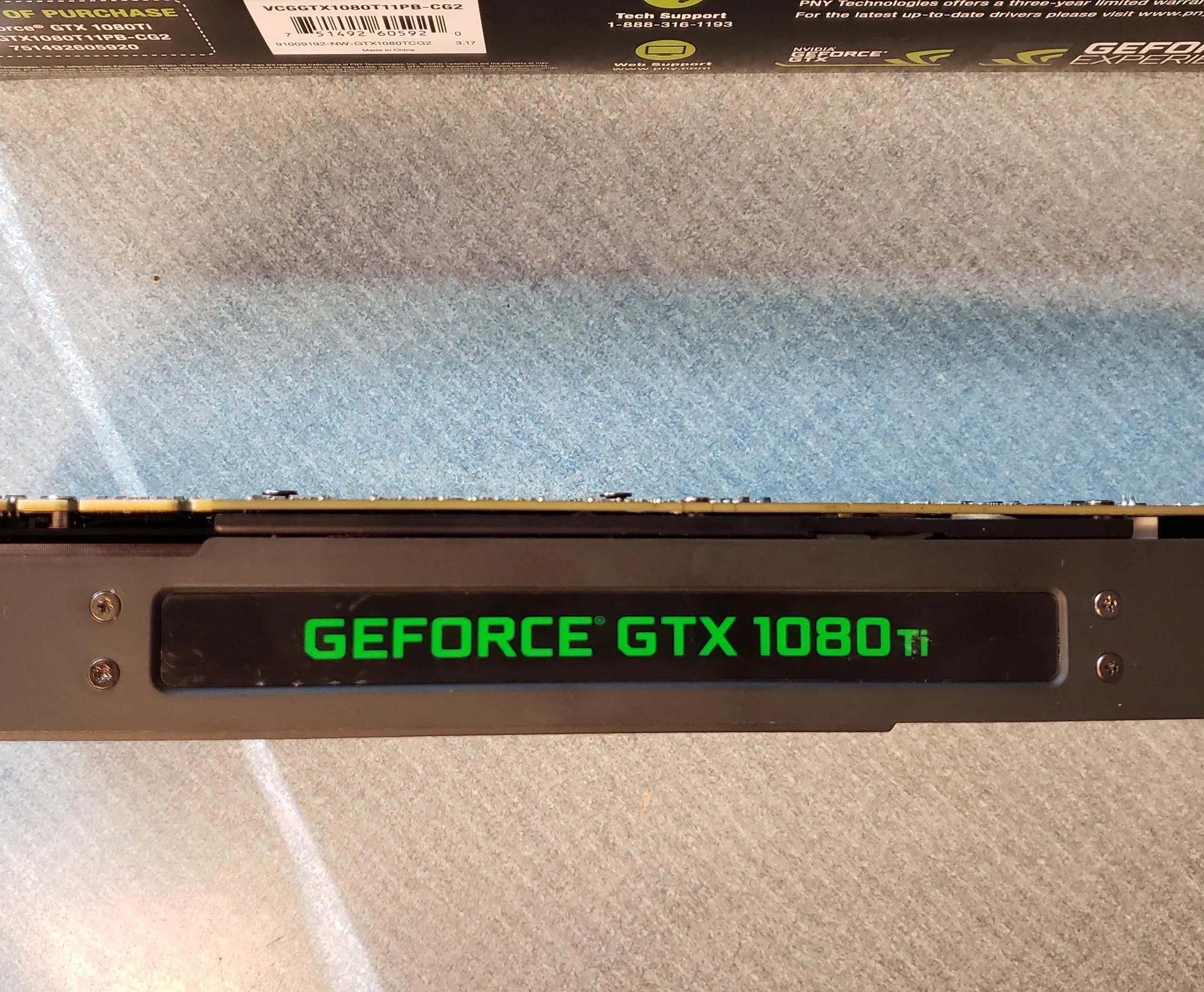 PNY GTX 1080 Ti 11gb graphics card
