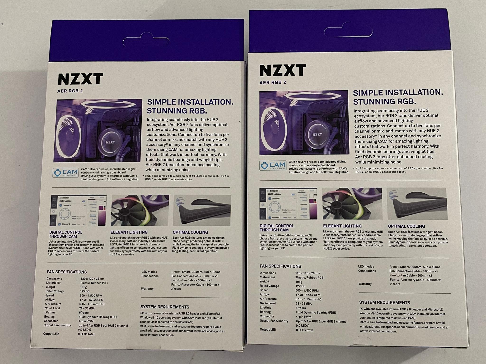 NZXT AER RGB 2 Fans 