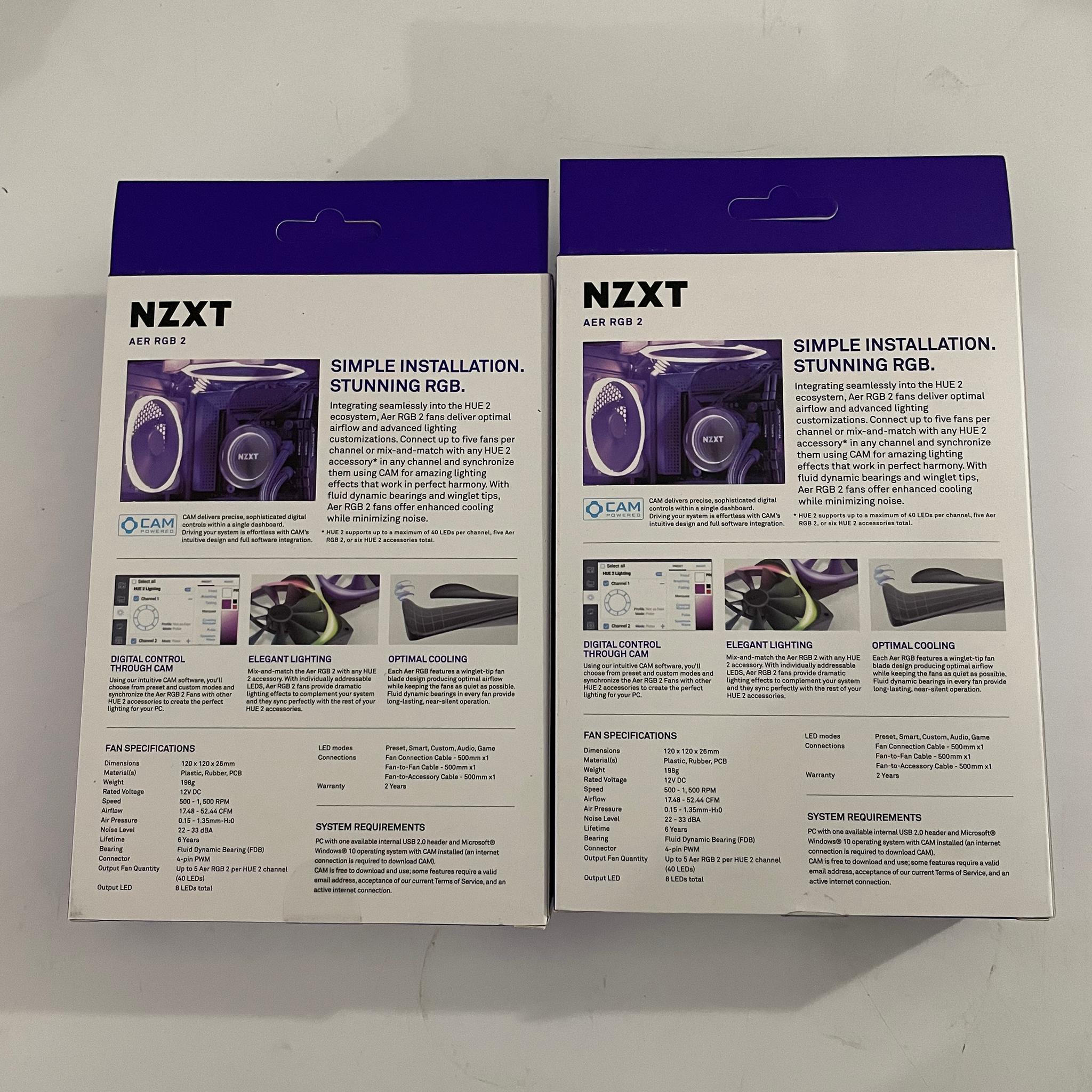 NZXT AER RGB 2 Fans 